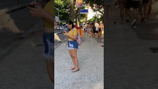 Ipanema Beach Rio de Janeiro Brasil 🌴 shortvideo travel praia shorts [upl. by Blanding]