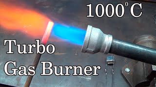 Forge  Furnace turbo gas burner DIY jet propane [upl. by Secnarf572]