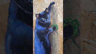 Beautiful Warminster Kitty Cat Art STREETART [upl. by Scharf]