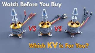 KV Comparison of Cheap amp Popular A2212 Brushless Motors Which KV For your Airplane [upl. by Abas]