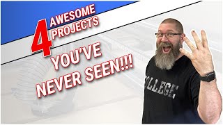 4 Awesome Woodworking Projects From Small Youtubers [upl. by Rosalinda455]