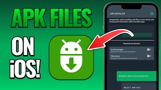 How to Get APK Files on iOS  APK Installer for iOS Download Tutorial [upl. by Ezitram]