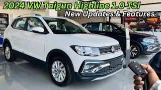 Best Car In Segment ❤️ 2024 VW Taigun Second Base Model Highline MT Full Detail Review 🔥 [upl. by Htaras]