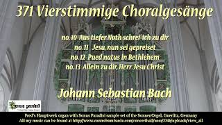 371 Vierstimmige Choralgezänge no 1013 J S Bach [upl. by Farr932]