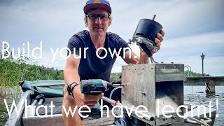 Make your own electric outboard What we have learnt [upl. by Rettuc]