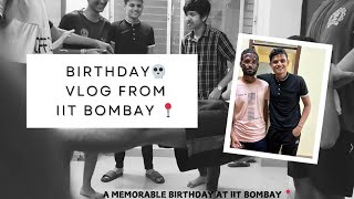 IIT BOMBAY HOSTEL LIFE 🔥 iitbombay jeeadvanced jee fun Birthday at IIT Bombay vlog new like [upl. by Oza]