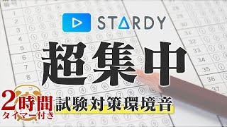 【試験対策】試験会場筆記音ページをめくる音 120分タイマー付き【作業用・勉強用BGM】 [upl. by Grani598]