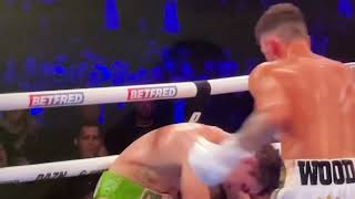 Slow Motion Leigh Wood vs Michael Conlon knockout shot [upl. by Oiril]