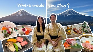 Ryokans with the best Mt Fuji view  Kawaguchiko part 1  Japan travel vlog [upl. by Amadus]