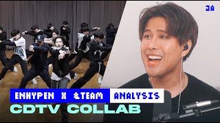 Performer Reacts to Enhypen x ampTEAM CDTV Special Collaboration Dance Practice  Jeff Avenue [upl. by Petie]