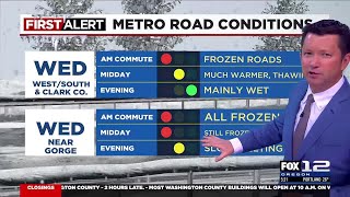 First Alert Tuesday evening FOX 12 weather forecast 116 [upl. by Nonnah]