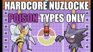 Pokémon FireRed Hardcore Nuzlocke  Poison Type Pokémon Only No items No overleveling [upl. by Oralla]