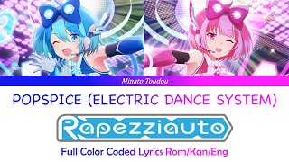 Rapezziauto  POPSPICE ELECTRIC DANCE SYSTEM Show By Rock FULL Color Coded Lyrics RomKanEng [upl. by Rieth467]