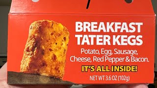 Walmart deli breakfast tater kegs review [upl. by Britni]