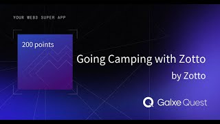 Get Started on Camp Testnet with Zotto Easy Steps for Big Rewards  galxe  Zotto [upl. by Haakon454]