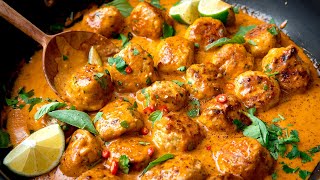 Thai Chicken Meatball Curry [upl. by Aineles]