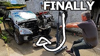 Civic Type R EP3 Driveway Engine Install [upl. by Nnahgem]