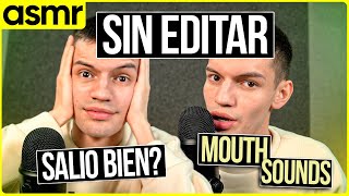 ASMR mouth sounds spit painting e inaudible SIN EDITAR ASMR español [upl. by Amimej923]