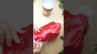 DIY ein super Weihnachtsmann als Geschenkdose diy christmas weihnachten basteln [upl. by Oriel]