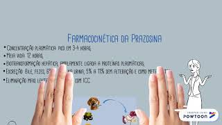 Farmacologia  PRAZOSINA  Explicação Rápida [upl. by Nylareg]