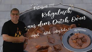 Festessen Rehgulasch aus dem Dutch Oven [upl. by Sapphira]