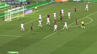 Kaka Get Nervous Against Honda  AS Roma vs AC Milan Serie A 2014 [upl. by Shirlee]