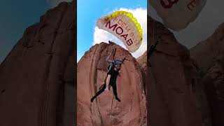 Didnt even know what BASE jumping was until an hour ago basejump ireland youtubeshorts moab [upl. by Anelac416]