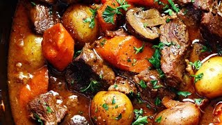 Slow Cooker Beef Bourguignon I The Recipe Critic [upl. by Adnilg105]