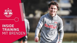 INSIDE TRAINING  Die erste Einheit für Brenden Aaronson [upl. by Kaylil785]