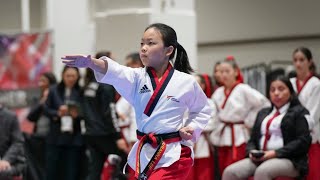 2024 US OPEN CHAMPIONSHIPS Poomsae Cadet Female Individual [upl. by Chadburn]