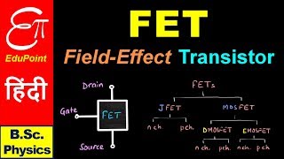 🔴 Field Effect Transistor  Introduction and Types  for BSc in HINDI [upl. by Ibocaj238]