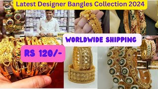 Latest Designer Bangles Collection  Premium Quality Bangles [upl. by Tellford]