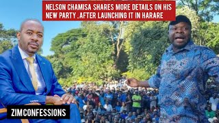 Nelson Chamisa Shares More Details On His New Party After Launching It In Harare [upl. by Arocal]