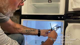 How to Adjust Thermostat on the Everchill 12V 45 Cubic Foot Refrigerator [upl. by Medardas]