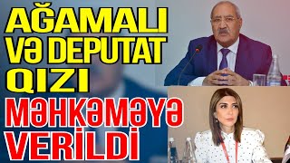 Fəzail Ağamalı deputat qızı və oğlanları məhkəməyə verildi  Media Turk TV [upl. by Zzaj436]