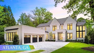 Luxury New Construction Home For Sale in Buckheads Most Prestigious Neighborhood  5 BEDS  5 BATH [upl. by Katt]