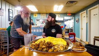 I ORDERED THE WOLVERINE CHALLENGE IN A PACKED RESTAURANT IN CLEVELAND  BeardMeatsFood [upl. by Johnstone680]