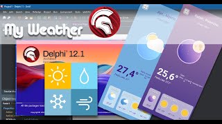 MyWeather android app using Dephi 121 PART TWO [upl. by Hajan405]