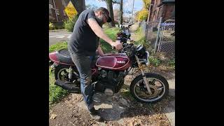 1977 Yamaha XS7502D  Off the Lift and On the Road motorcycle yamaha vintagemotorcycles [upl. by Hairahs48]