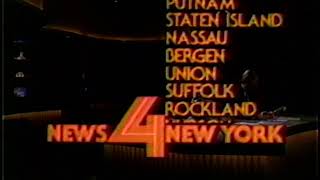 News4 New York  WNBC Channel 4 mid80s  Chuck Scarborough amp Sue Simmons  Introductory Theme [upl. by Eladnar]