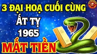 Tiên Tri Tháng Đại Hoạ Lớn Nhất ẤT TỴ 1965 ĐẦU ĐƯỜNG XÓ CHỢ MẤT SẠCH tài lộc TÁN GIA BẠI SẢN [upl. by Conrado750]