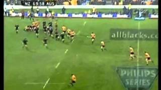 Wallabies Greatest Trys Against The All Blacks [upl. by Cletis]