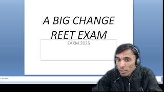 A BIG CHANGE IN REET EXAM 2025 [upl. by Naharba]