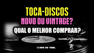 Toca Discos Novo ou Vintage usado Qual é o melhor para um iniciante comprar [upl. by Ahsinaj]