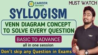 Syllogism Complete Chapter For Bank Exams  Syllogism Concepts amp Tricks  IBPSRRBSBI PO amp Clerk [upl. by Johnsson]