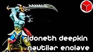 How To Paint Idoneth Deepkin Nautilar Enclave  Games Workshop Painting Tutorial [upl. by Jaddan607]