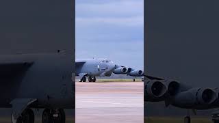 Tensions rising B52 launches at full speed b52bomber b52stratofortress usairforce usaf [upl. by Renrew699]