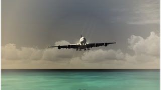 GIANT A380 landing  St Maarten [upl. by Towers]