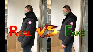 Real vs Fake Canada Goose Macmillan Parka Down Jacket [upl. by Ynar]