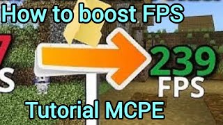 how to boost FPS in mcpe not 239actually for low end devices MCFunky69 [upl. by Lynsey]